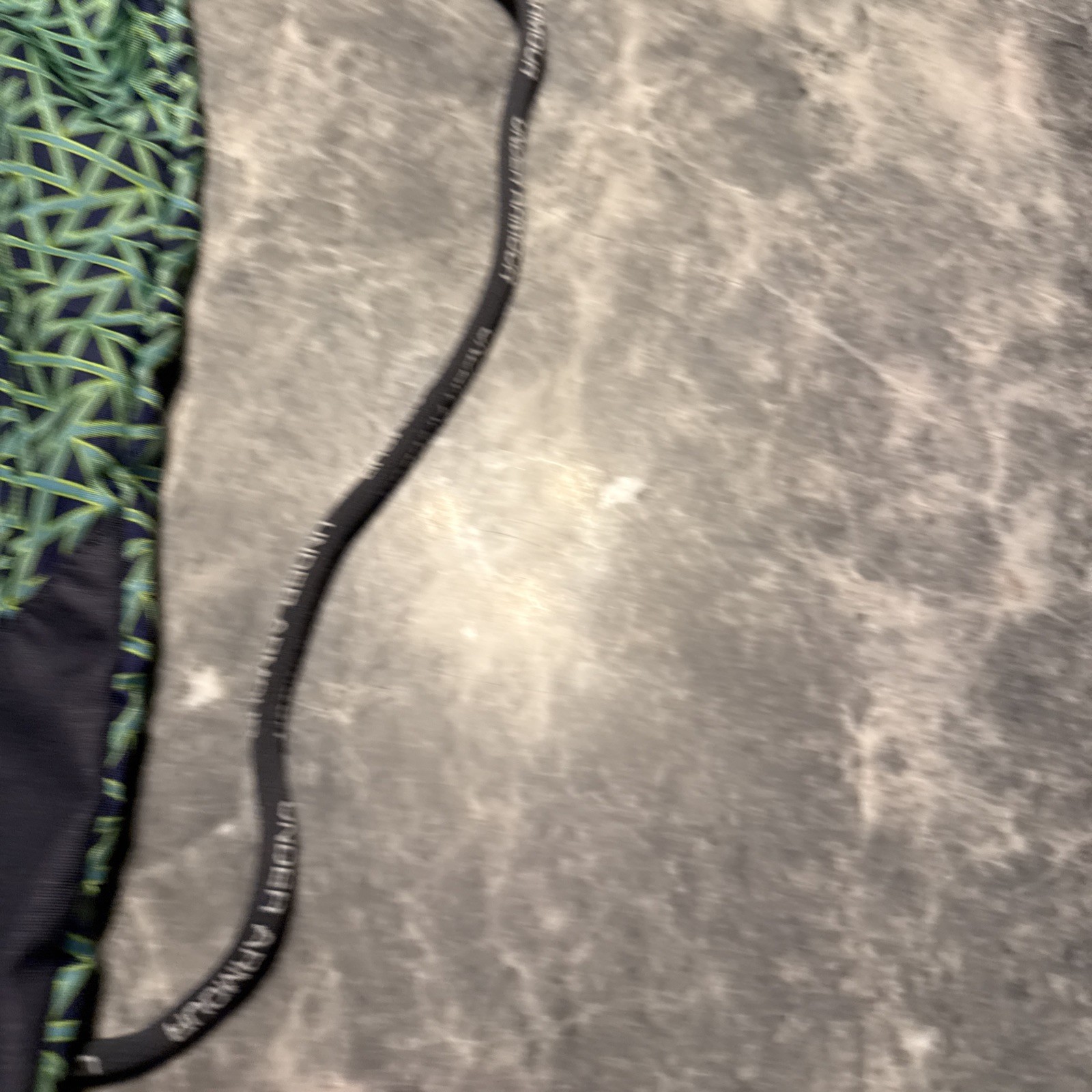 Under Armour Ozsee Sackpack Green Geometric Gray