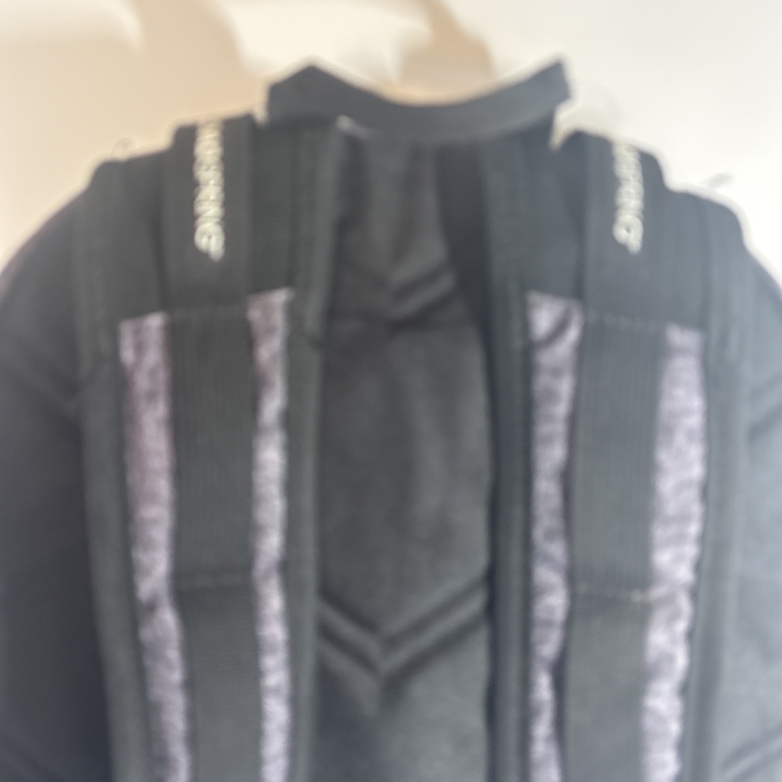 Adidas Load Spring Backpack. Dark Grey, Black Trim, Multi Zippers, Water Pouch