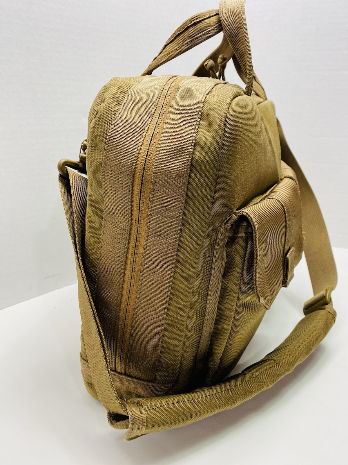 Alpha One Niner RECON ONE Milspec Coyote Brown Travel Carry-On Messenger Bag