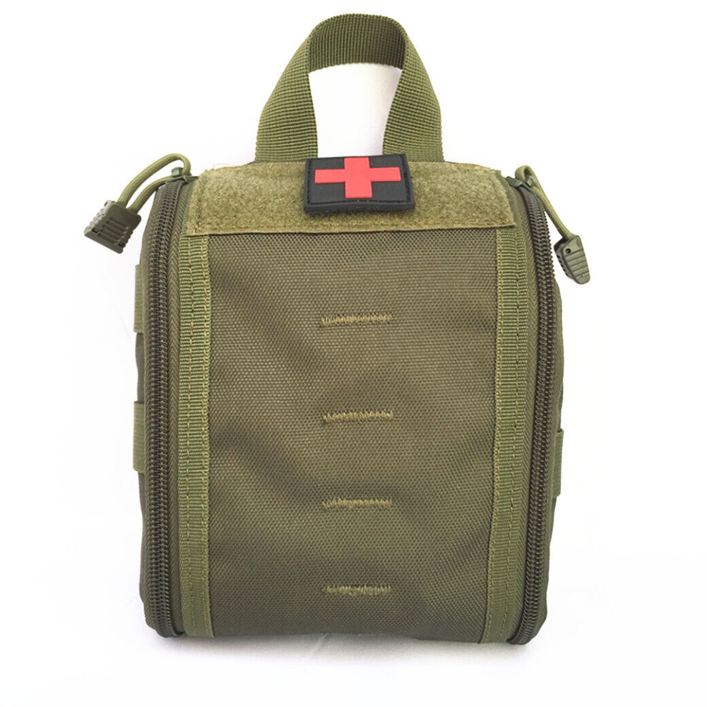 Tactical MOLLE First Aid Kit Quick Access EMT Medical Pouch for Outdoor Sports