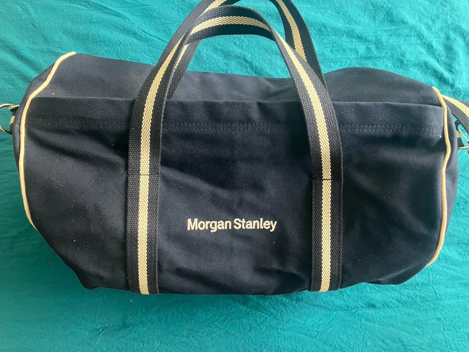 Morgan Stanley Scarborough & Tweed Banker Duffle Bag Gym Bag 17”x9”