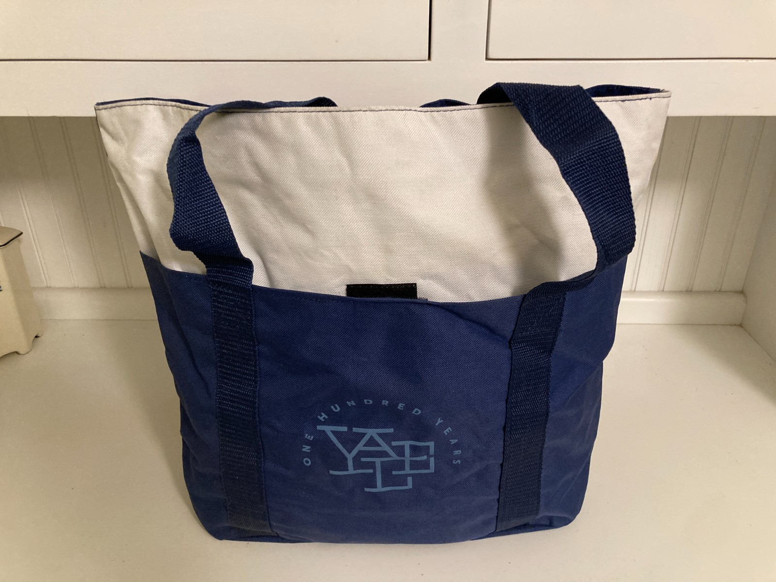 Yale University Press Tote Bag 17″ x 15″ w/Zip Closure Rare