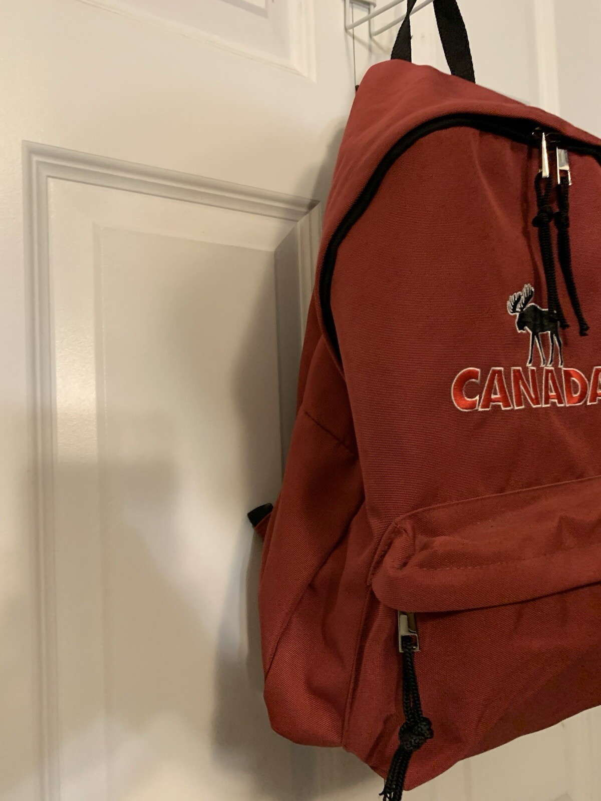 Canada Feather-Weight Red Backpack Water Resistant