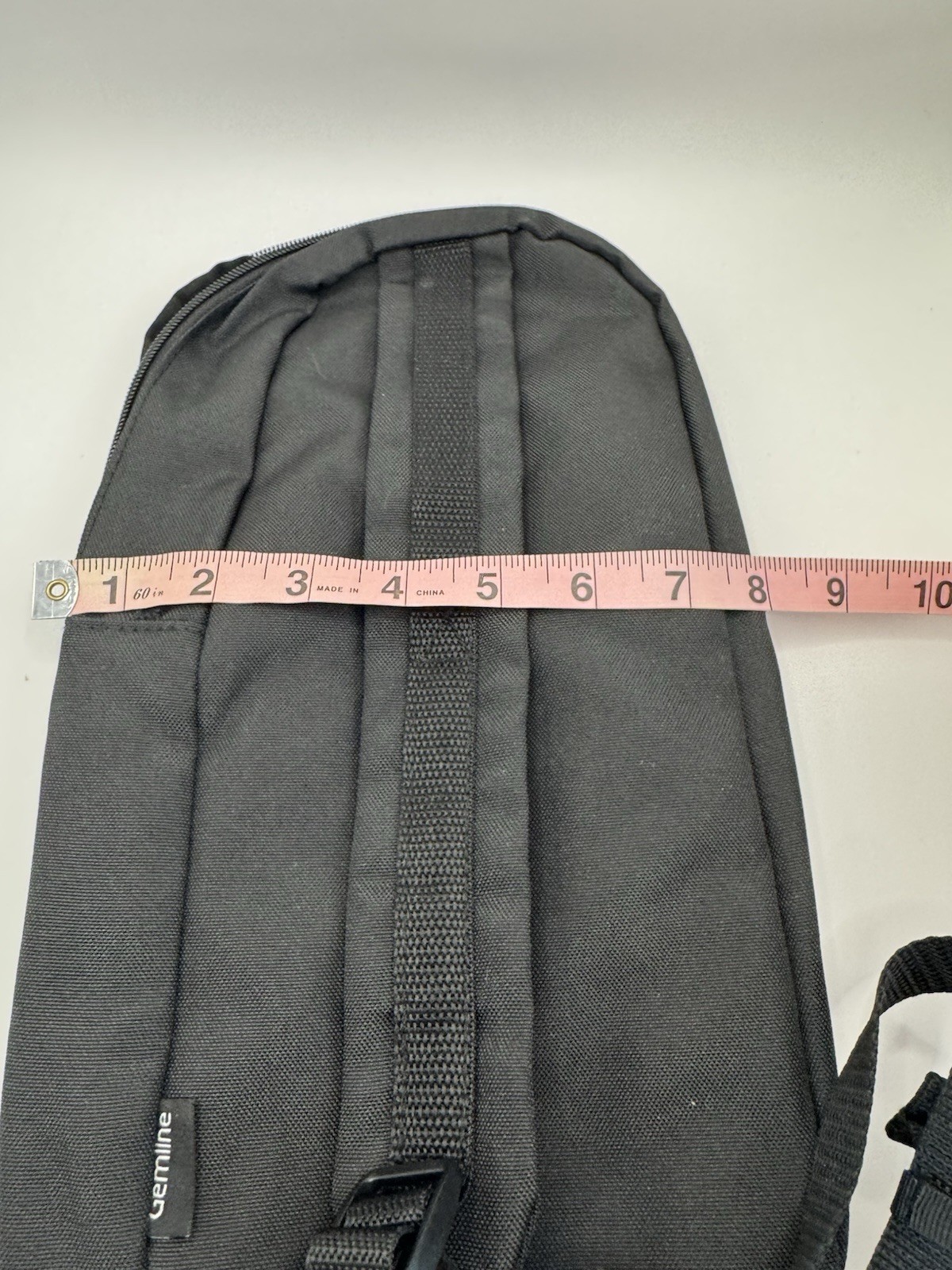 Gemline Black Multi Pocket Zip Sling Messenger Crossbody Bag, HashiCorp logo