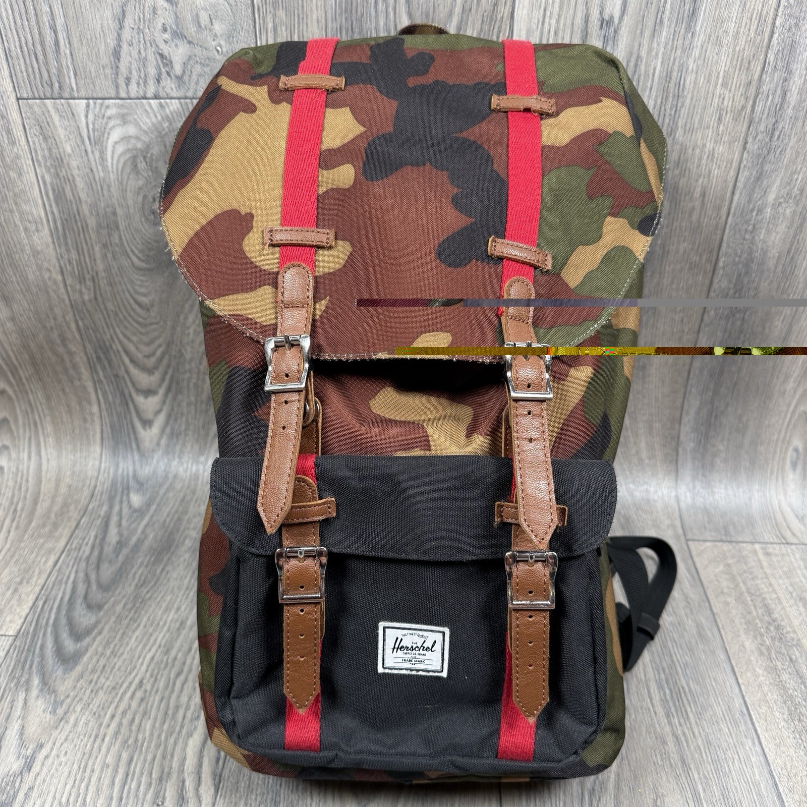 Herschel Supply Co Backpack America Laptop Straps Camo Travel