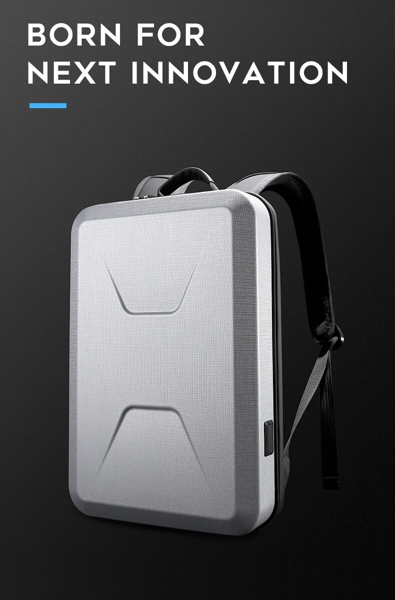 BANGE Hard Shell Backpack Men Anti-thief Business Backpacks 15.6″ Laptop Backpac