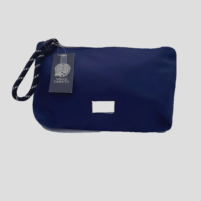 Vince Camuto Toiletry Nylon Men’s Travel Bag Top Zip Navy Blue
