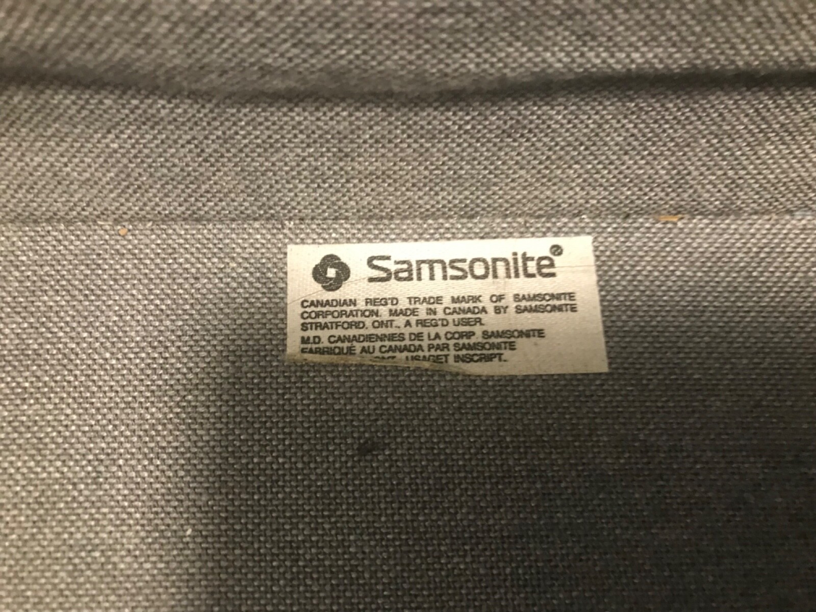 Vintage – Samsonite – Black Hard Shell Briefcase – Combo Lock