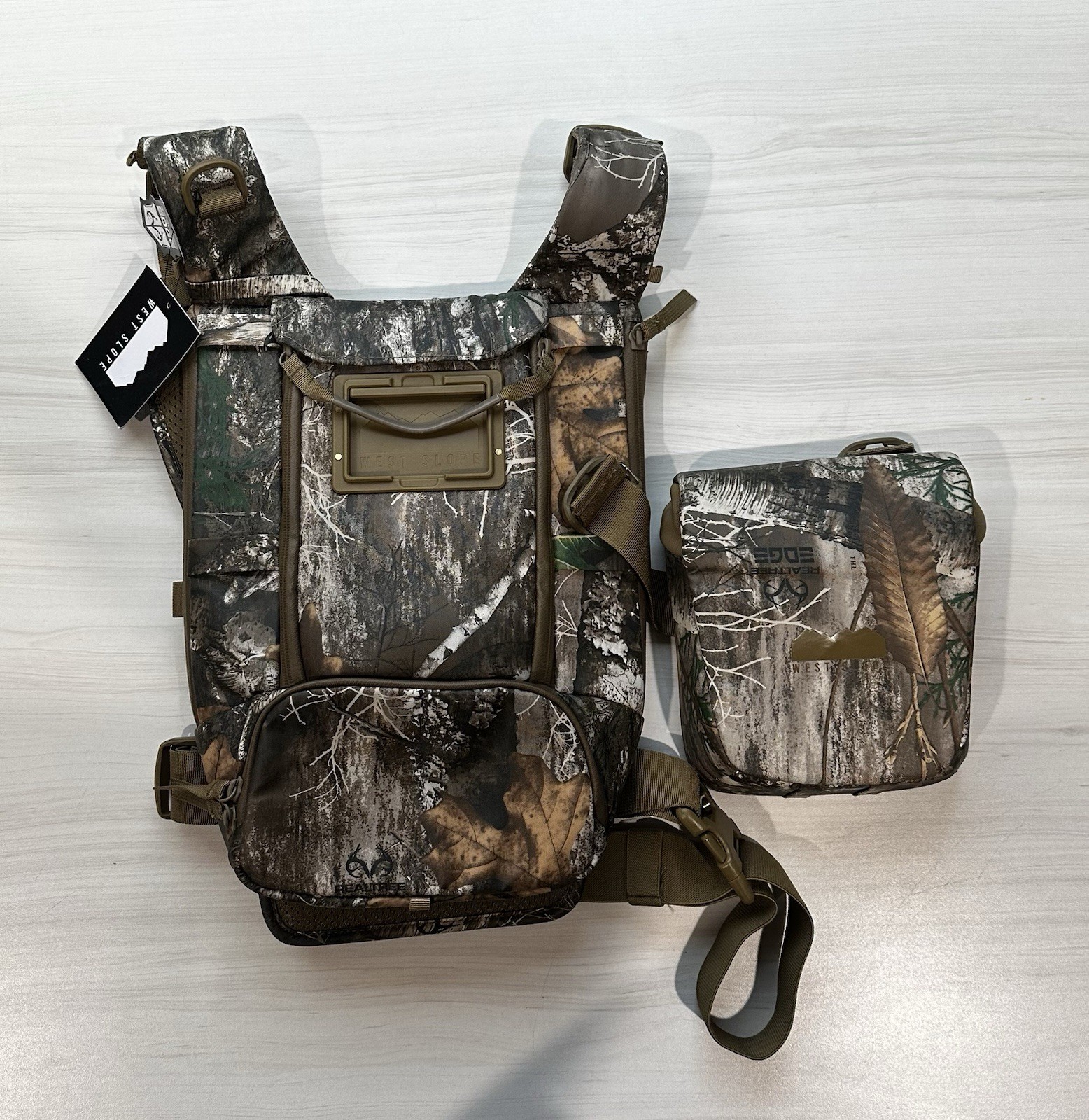 West Slope Gear Pro-180X Chest Pack & Bino Kit Camo NWT Outdoors BUNDLE
