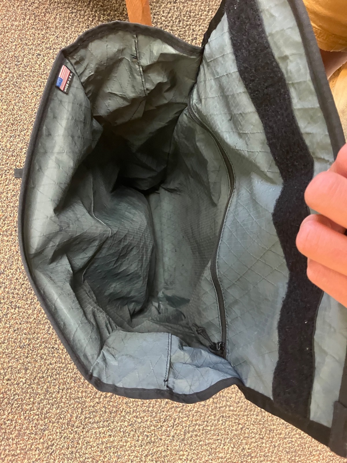 Mission Workshop Fitzroy Blue VX Nylon backpack