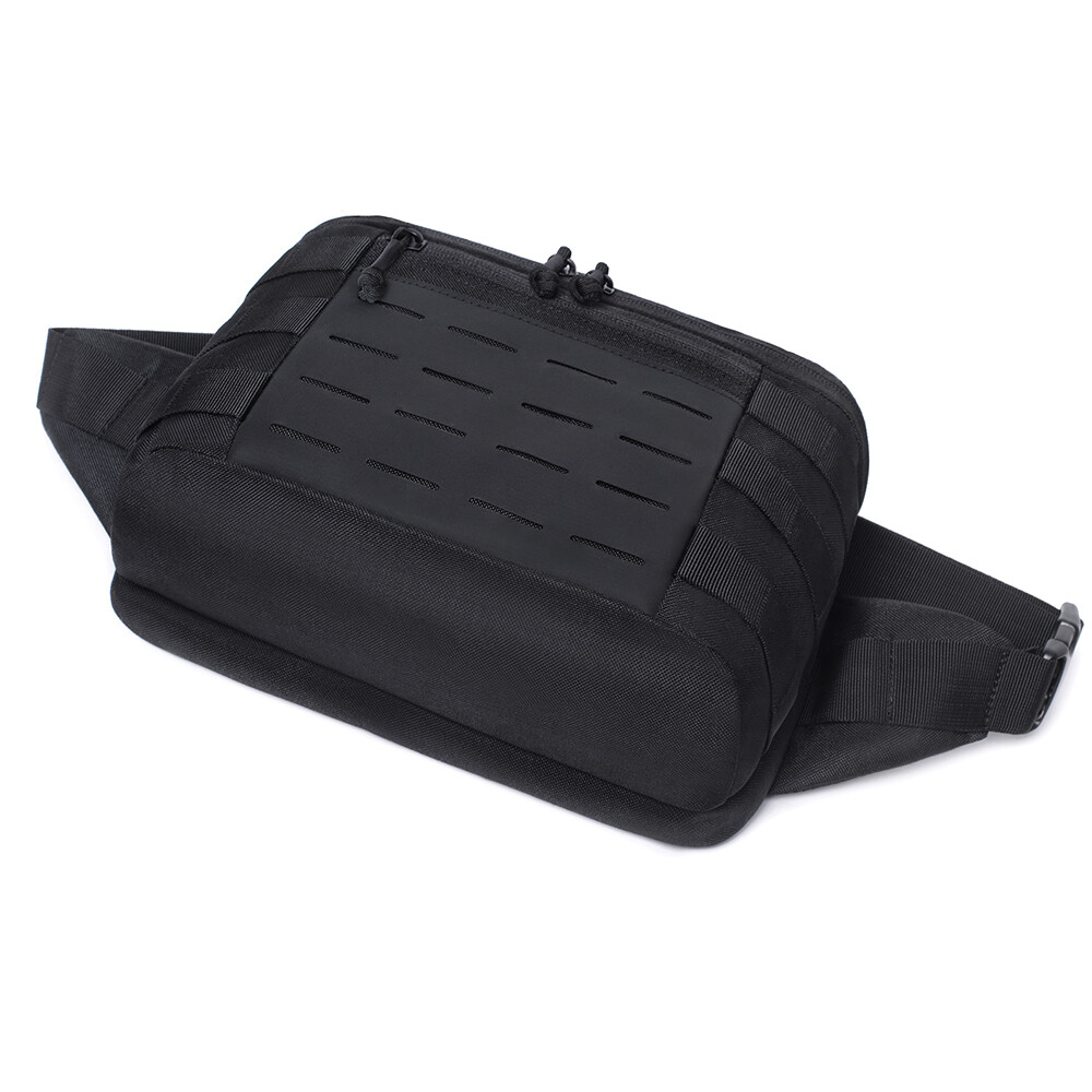 Men Tactical Waist Pack Multifunctional Waterproof Chest Bags for Outdoor Sports