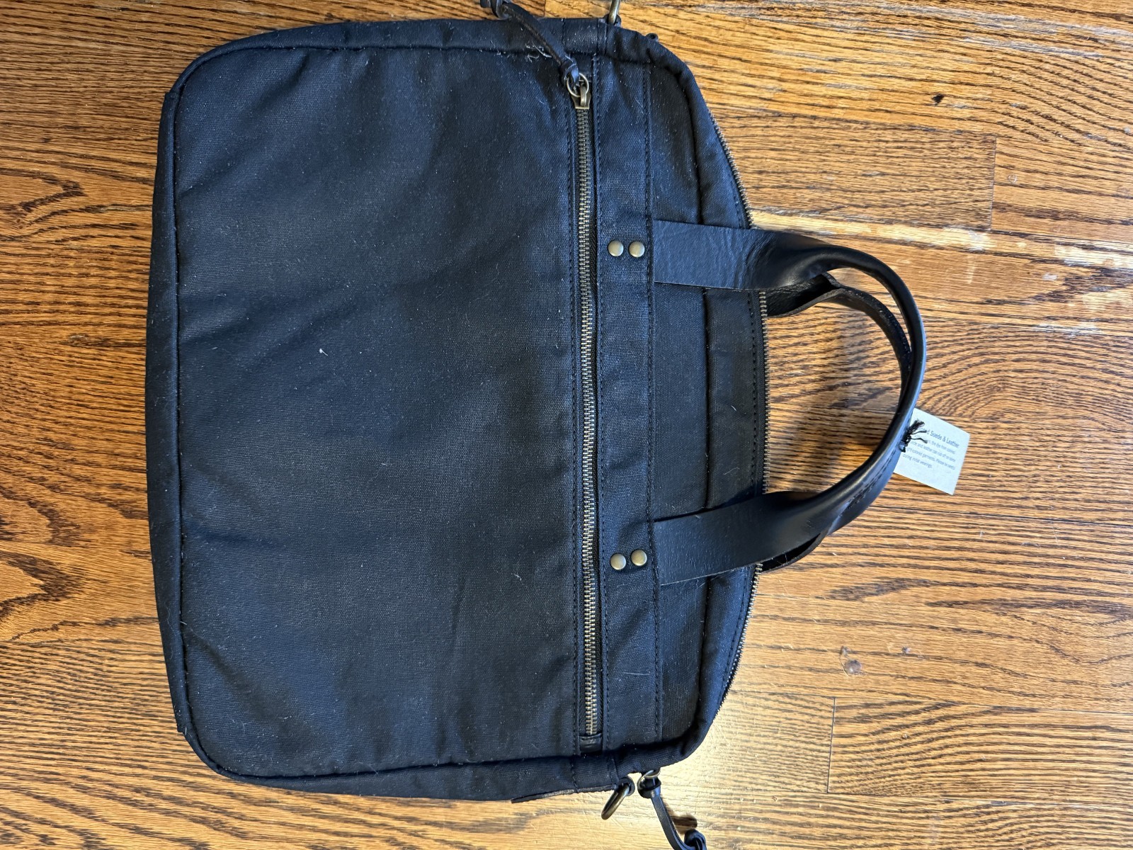 JCrew Suede & Leather Briefcase NWT