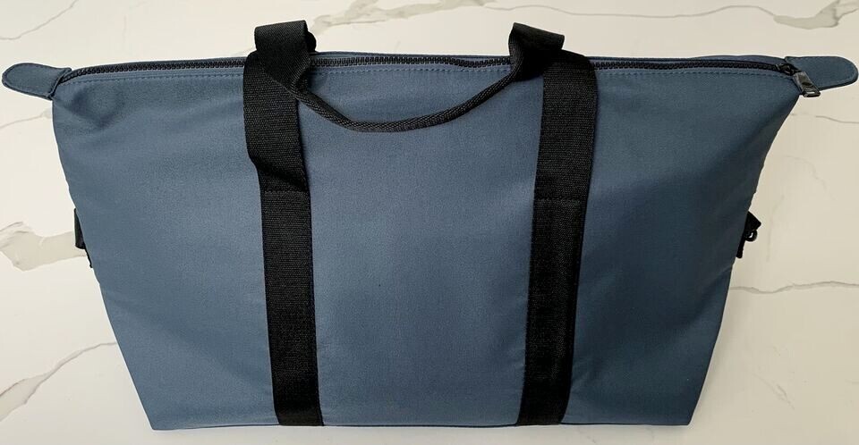 Coach Unisex Expandable Weekender Duffle Sports Travel Gym Bag Slate Blue NWT