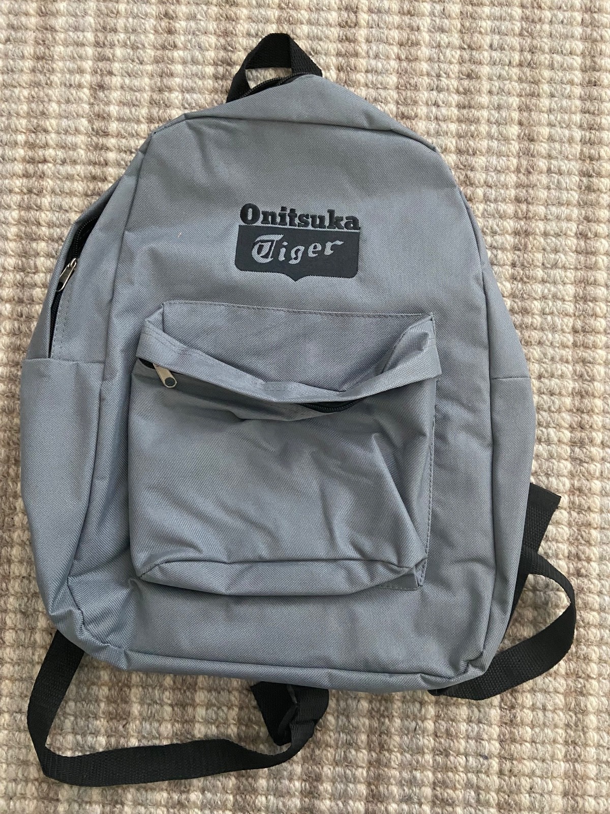 Onitsuka Tiger Beige Gray Backpack – rare original promotional item from 2009.