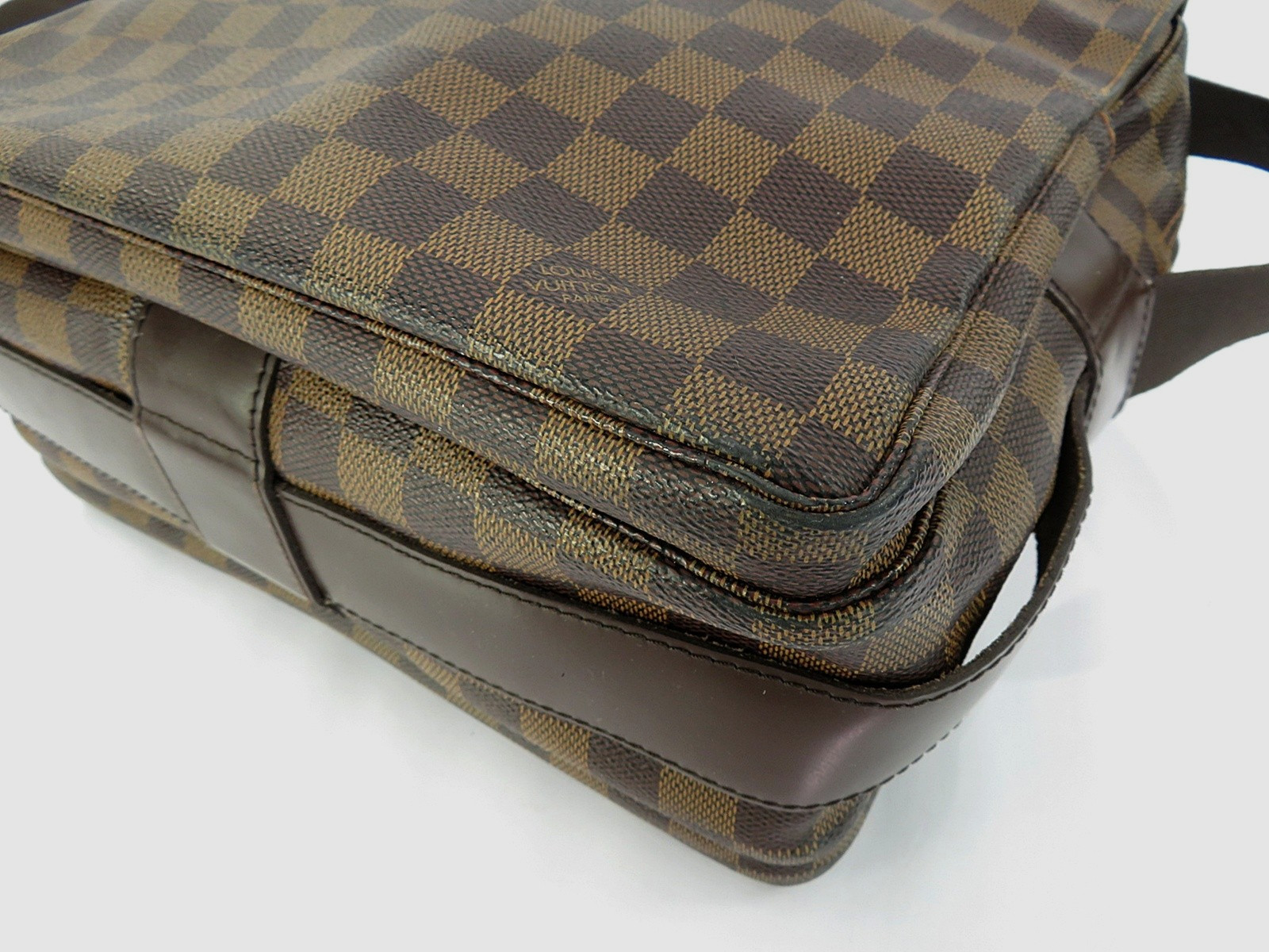 Authentic LOUIS VUITTON Naviglio Damier Ebene Messenger Shoulder Bag #62761