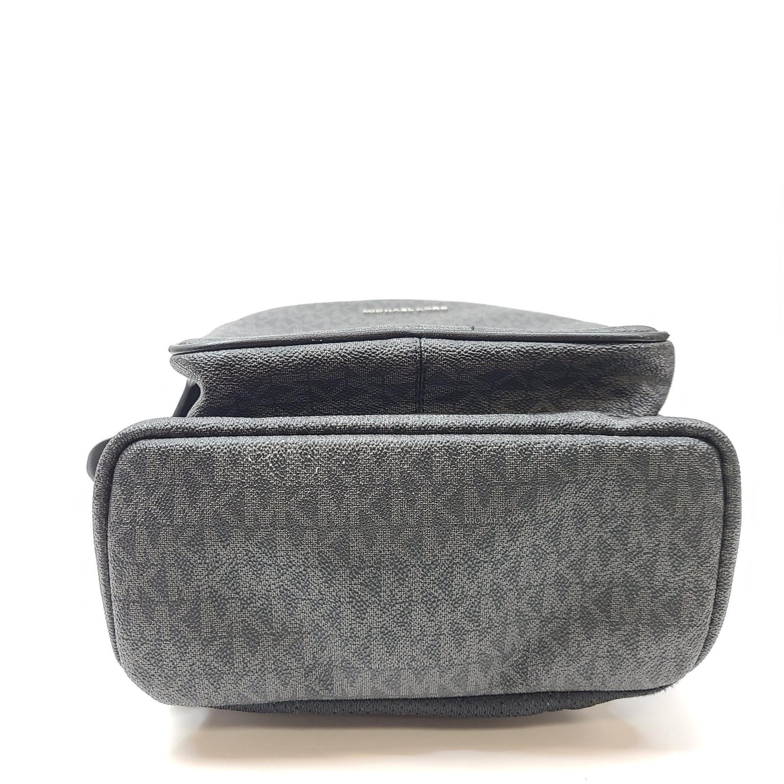 Michael Kors Cooper Logo Sling Pack Backpack Signature-Print Coated Canvas Black