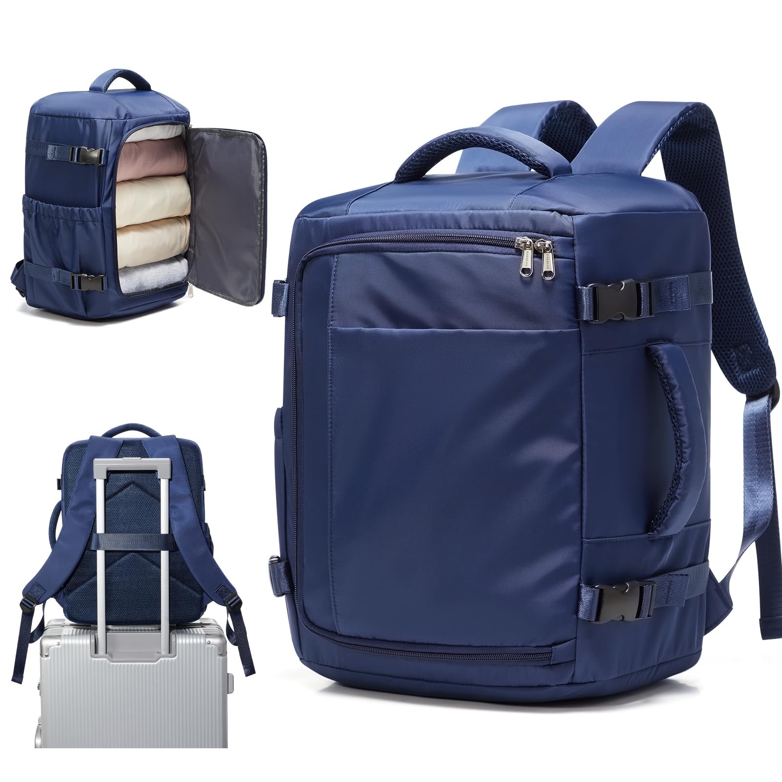 Travel Backpack for Women Men, Ryanair Backpack 40x30x20CM Airline Approved P…