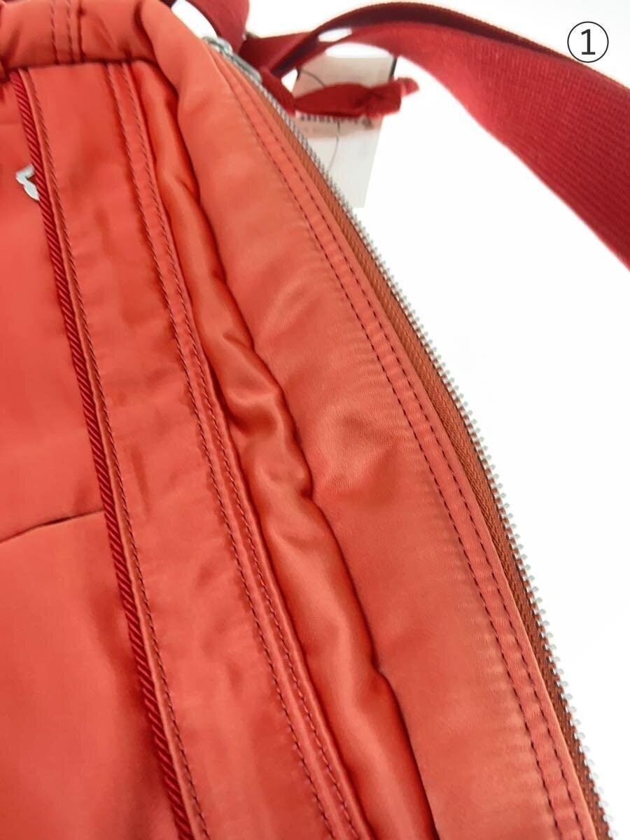 Authentic Porter Shoulder Bag Orange 8cm Deep 19cm High 29cm Wide Adjustable Str