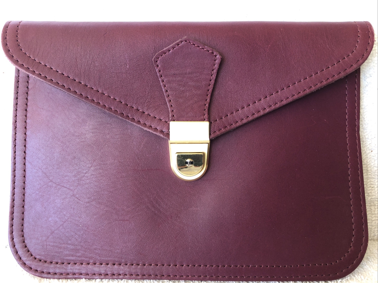 NEW VTG JW HULME Horween Concealed Carry Utility Pouch Limited Edition 9.5”X7”