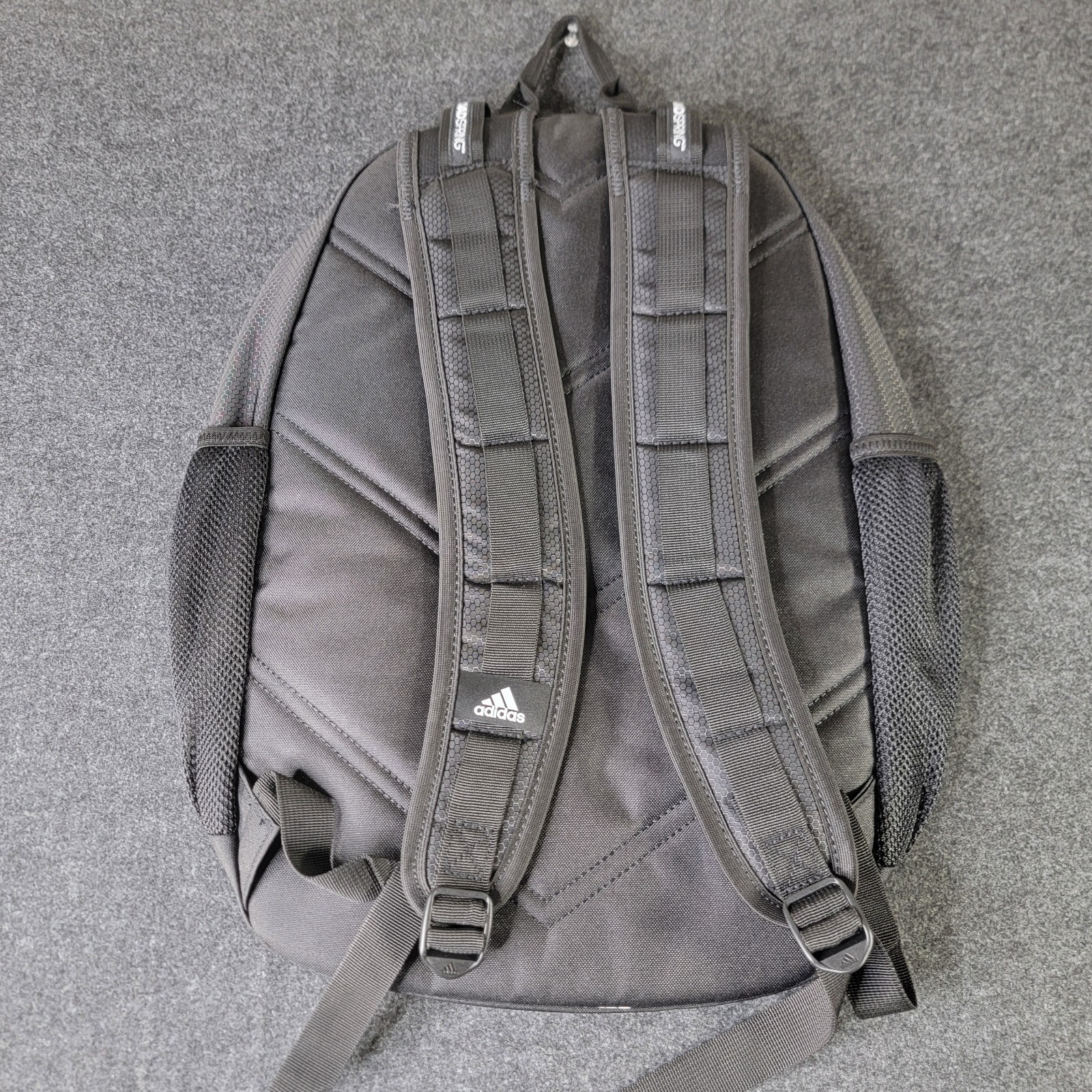 Adidas Excel 6 Backpack 3-Stripes 16″ Laptop Storage Bottle Side Pockets New