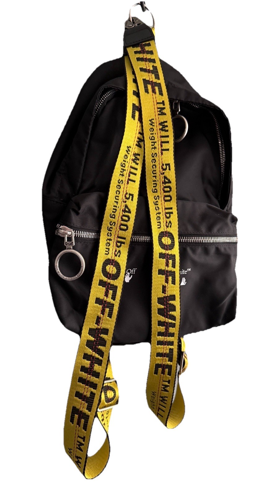 NWT OFF WHITE Mini Nylon Utility Backpack Street ZipTie Industrial Virgil Abloh