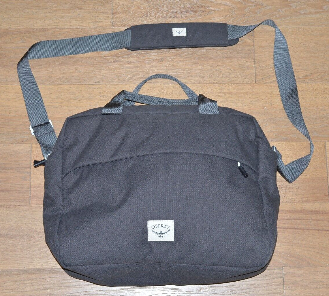 Osprey Arcane Laptop Brief/Messenger Stonewash Black 20L Everyday & Commute Bag