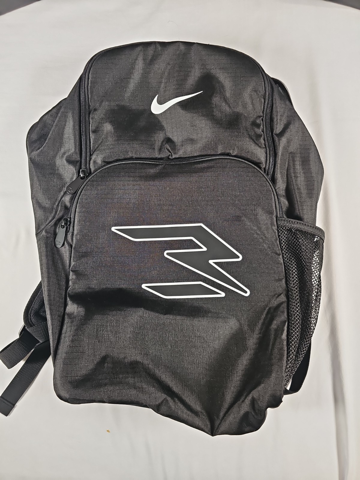 Nike 3BRAND By Russell Wilson Mesh Backpack Black 9AT018-023 NEW with tags