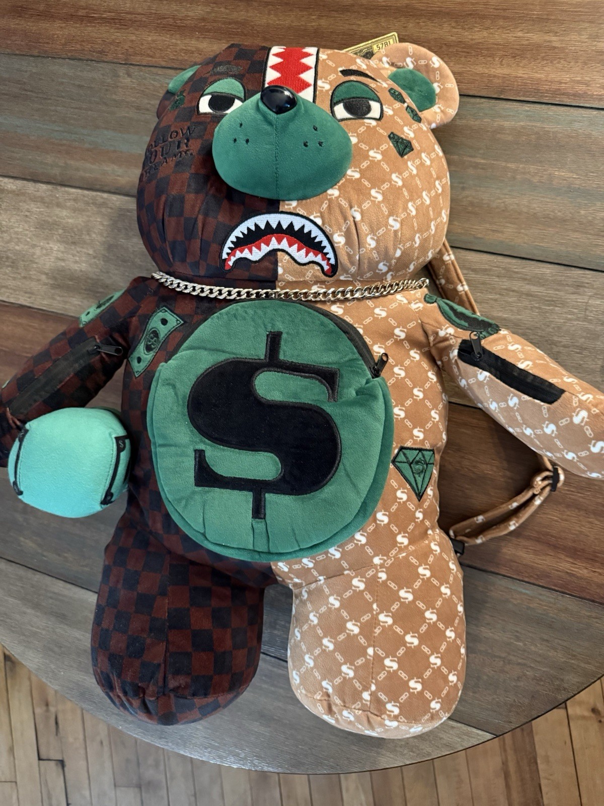 SPRAYGROUND PARIS VS FLORENCE MONEY BEAR TEDDY BACKPACK LTD Edition