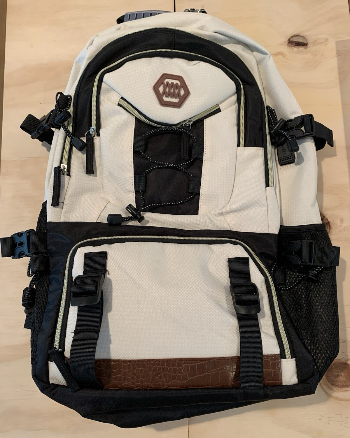 Four XXXX, Large Cream w/Black/Brown Backpack – Excellent Unused Condition