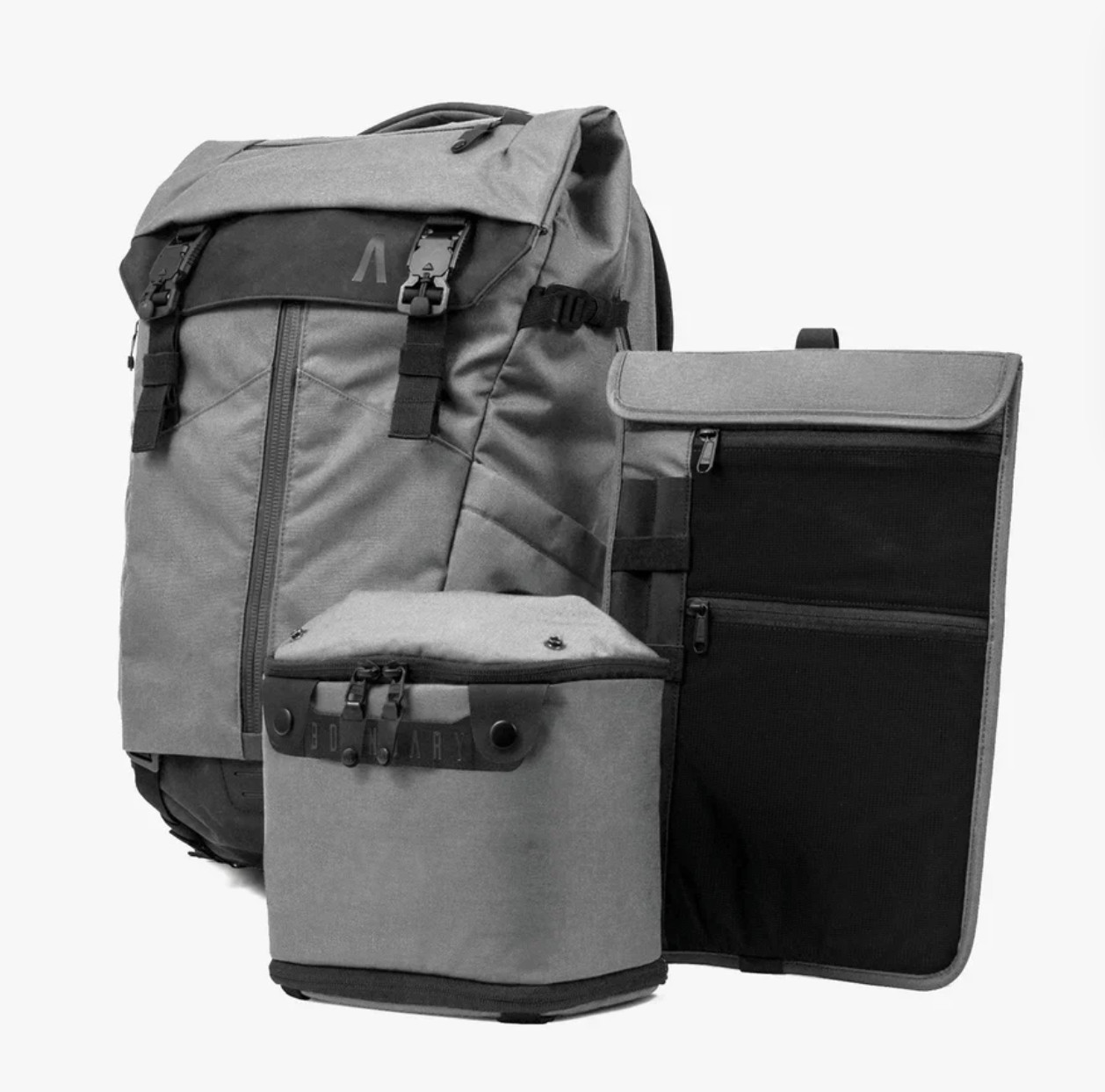 Boundary Supply Prima Modular System – Backpack, Case, & Sleeve – Stone Gray