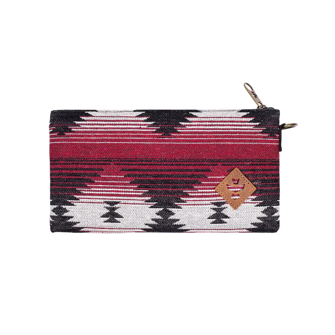 Revelry Supply Co. The Broker Maroon Aztec Pattern