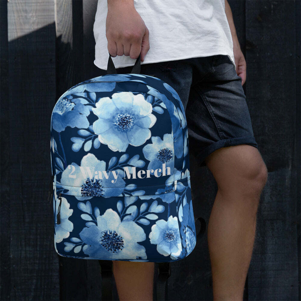 2 Wavy Blu Backpack