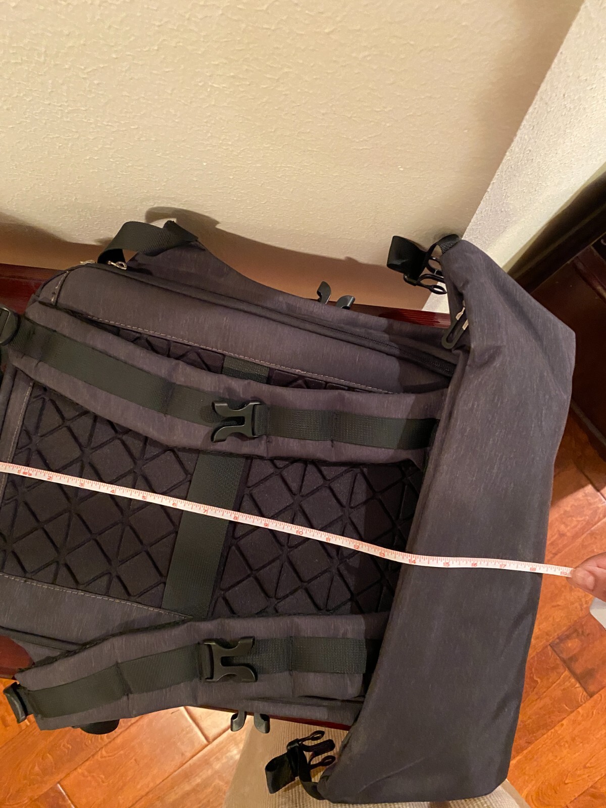 Big Capacity Backpack Training Camping Travel Hiking 4 pockets Black/Dark Gray