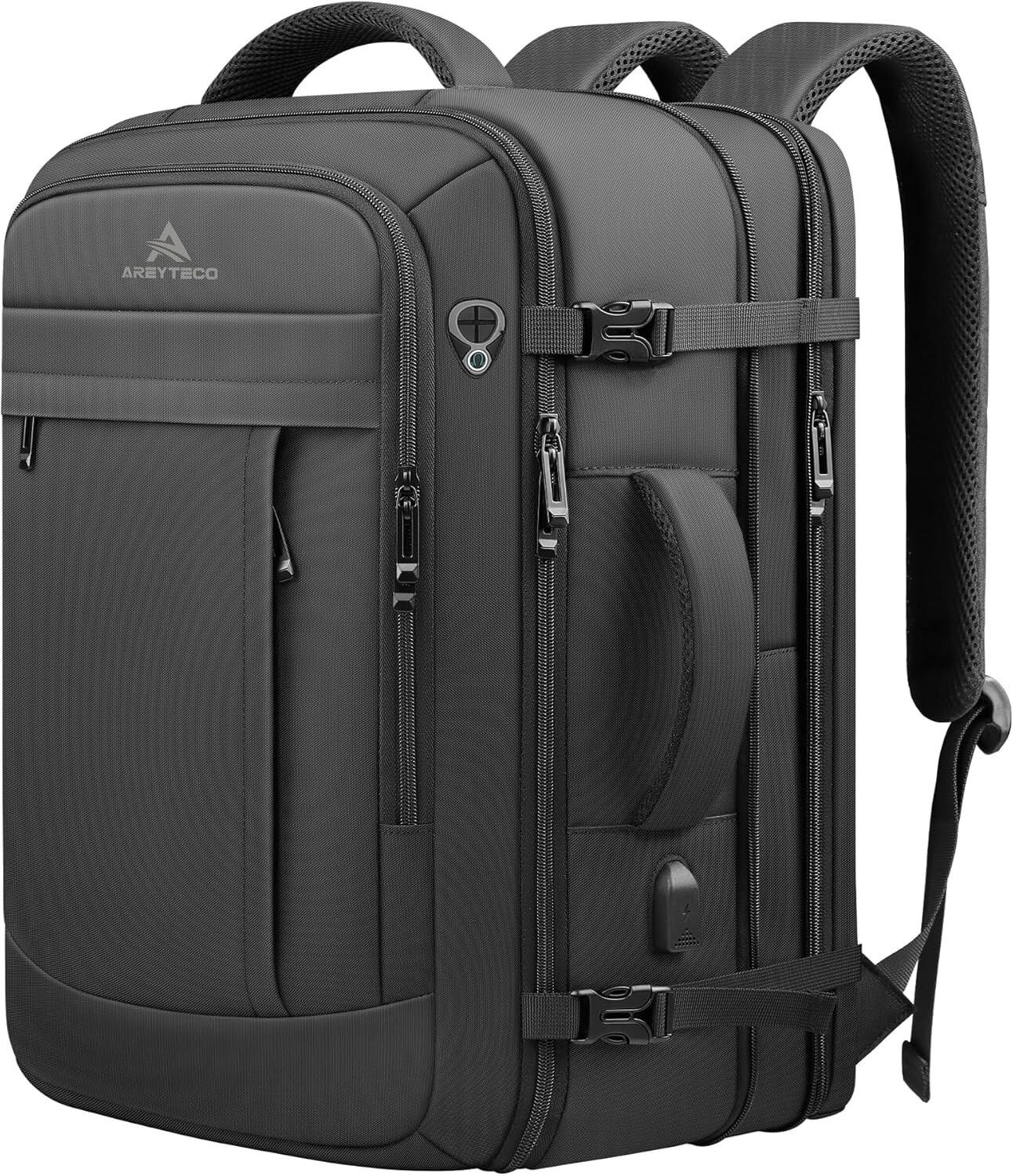 Versatile 50L Laptop Backpack with USB Port – Ideal for Travel and Business