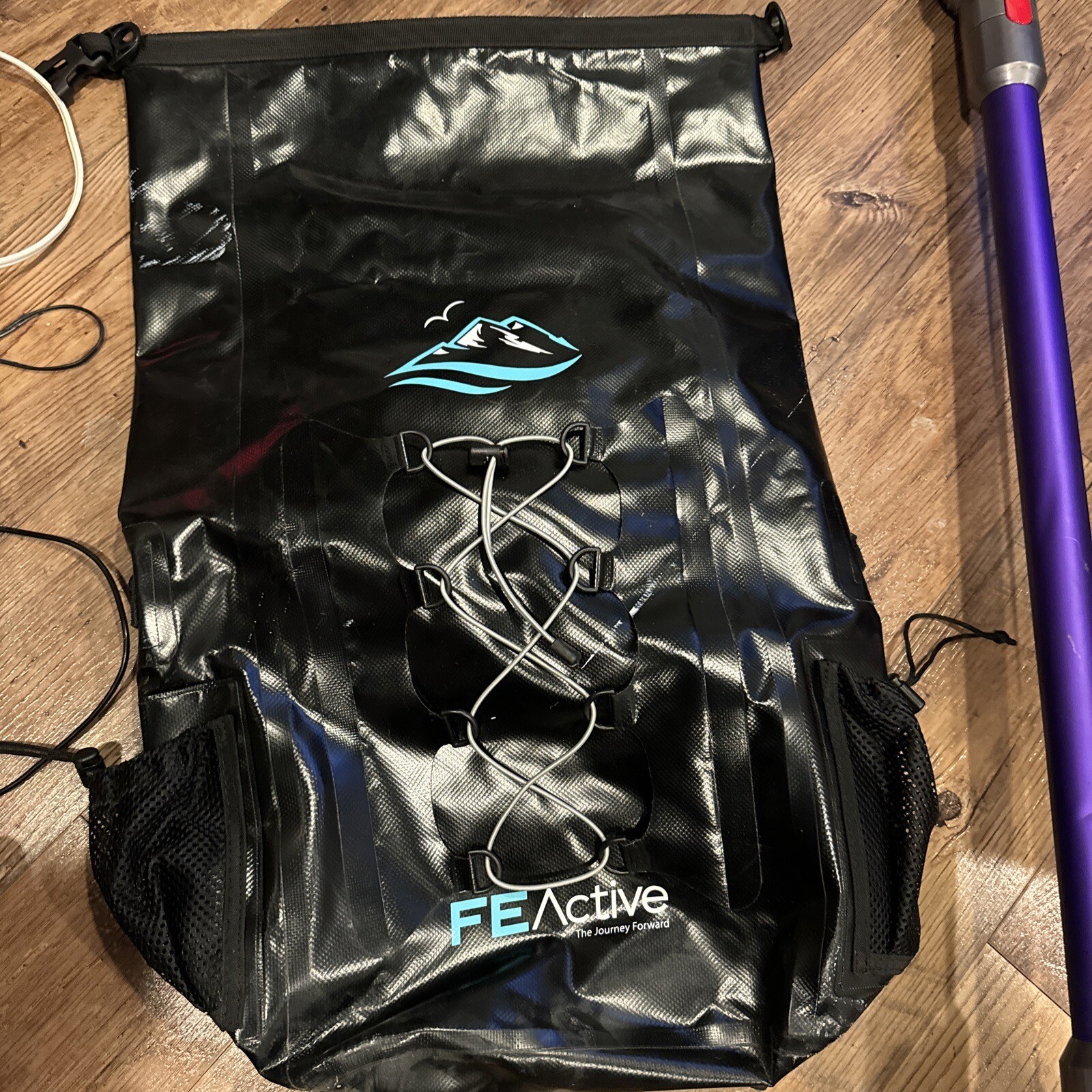 FE Active 30L Eco Friendly Waterproof Dry Bag Backpack Black