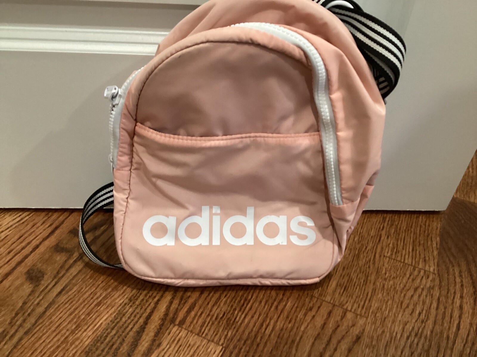 Adidas Unisex Core Polyester Mini Backpack – Glow Pink/White