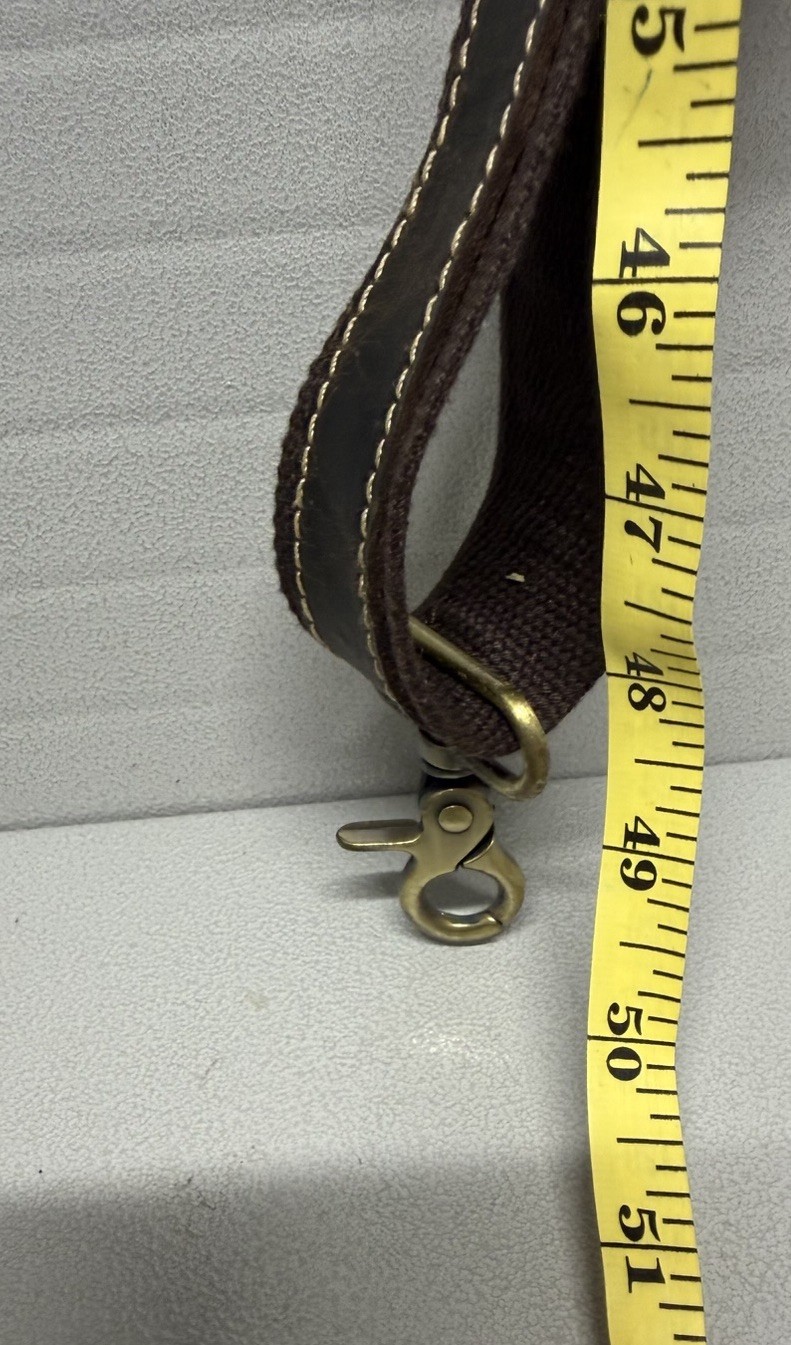 Men’s REPLACEMENT Strap Padded Brown Nylon/Leather Trim Oiled Adjustable