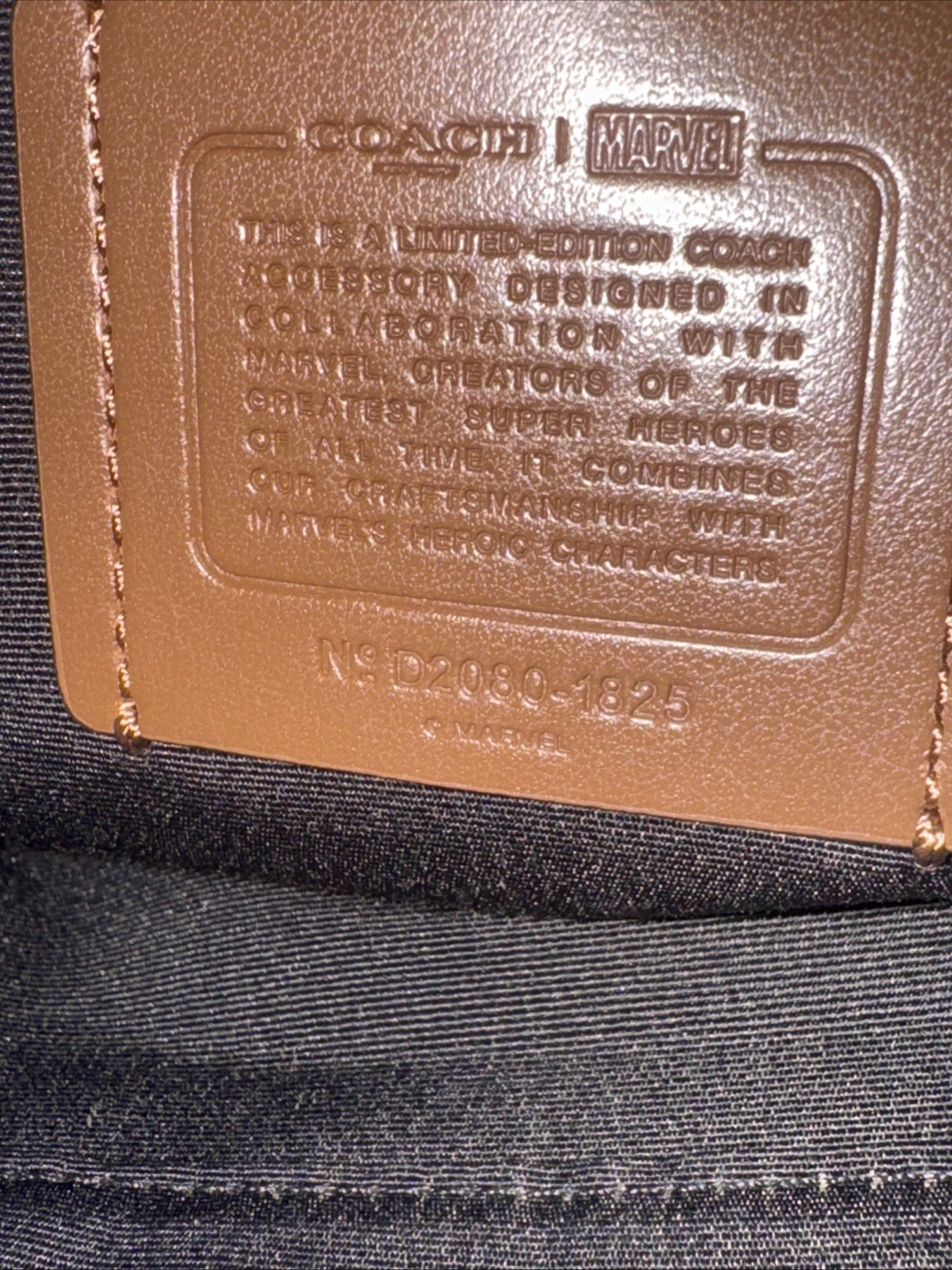 Coach Marvel Large Pouch with Black Panther Limited Edition