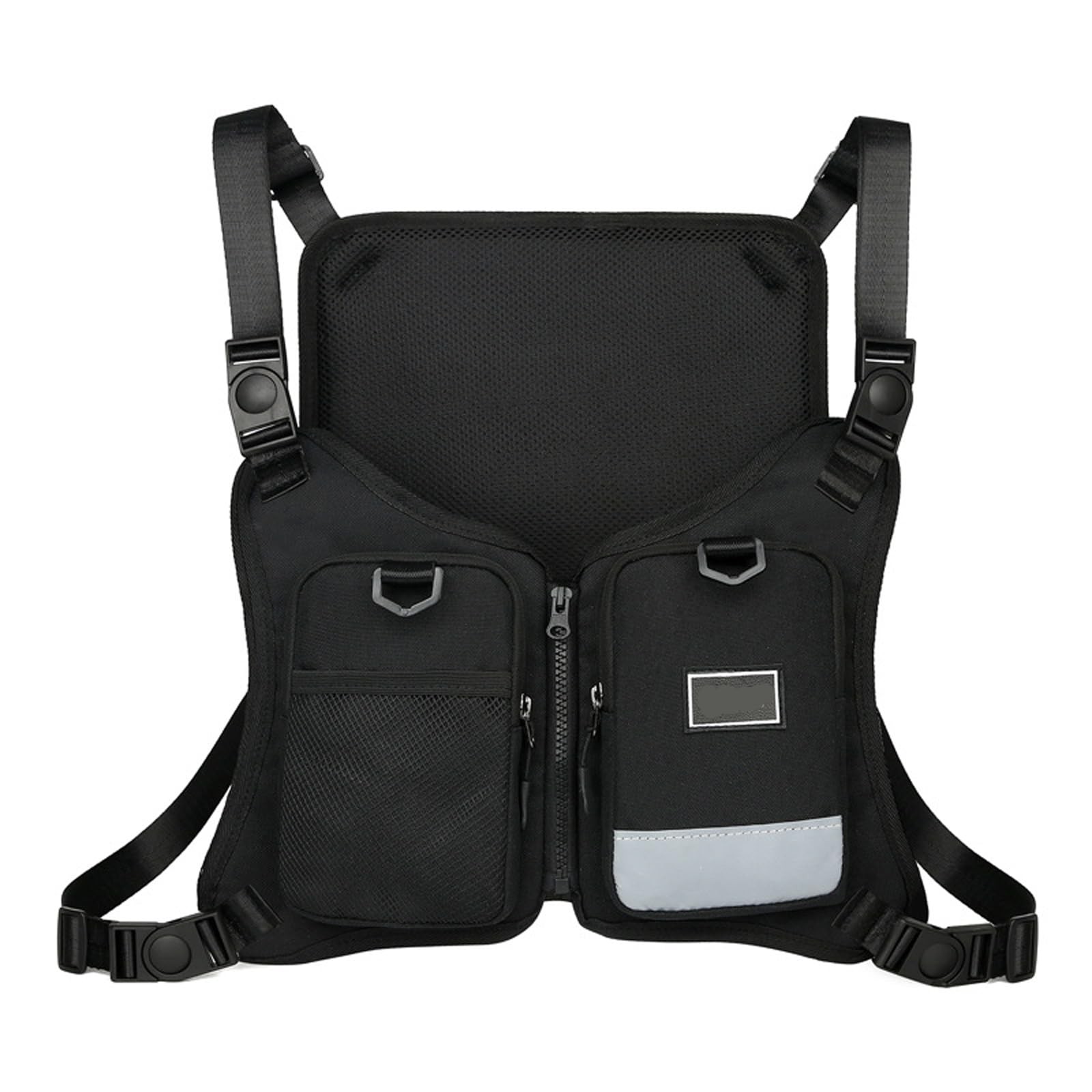 Unisex Chest Bag Street Hip Hop Trendy Vest Sports Backpack with Holder and E…