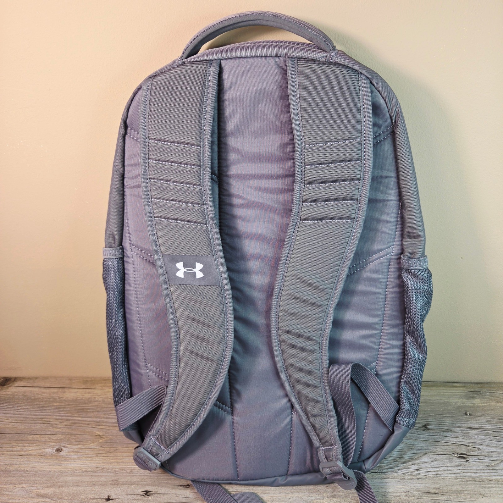 Under Armour Hustle 3.0 Backpack Gray Laptop Bag School Sports Gym NWT 30L New