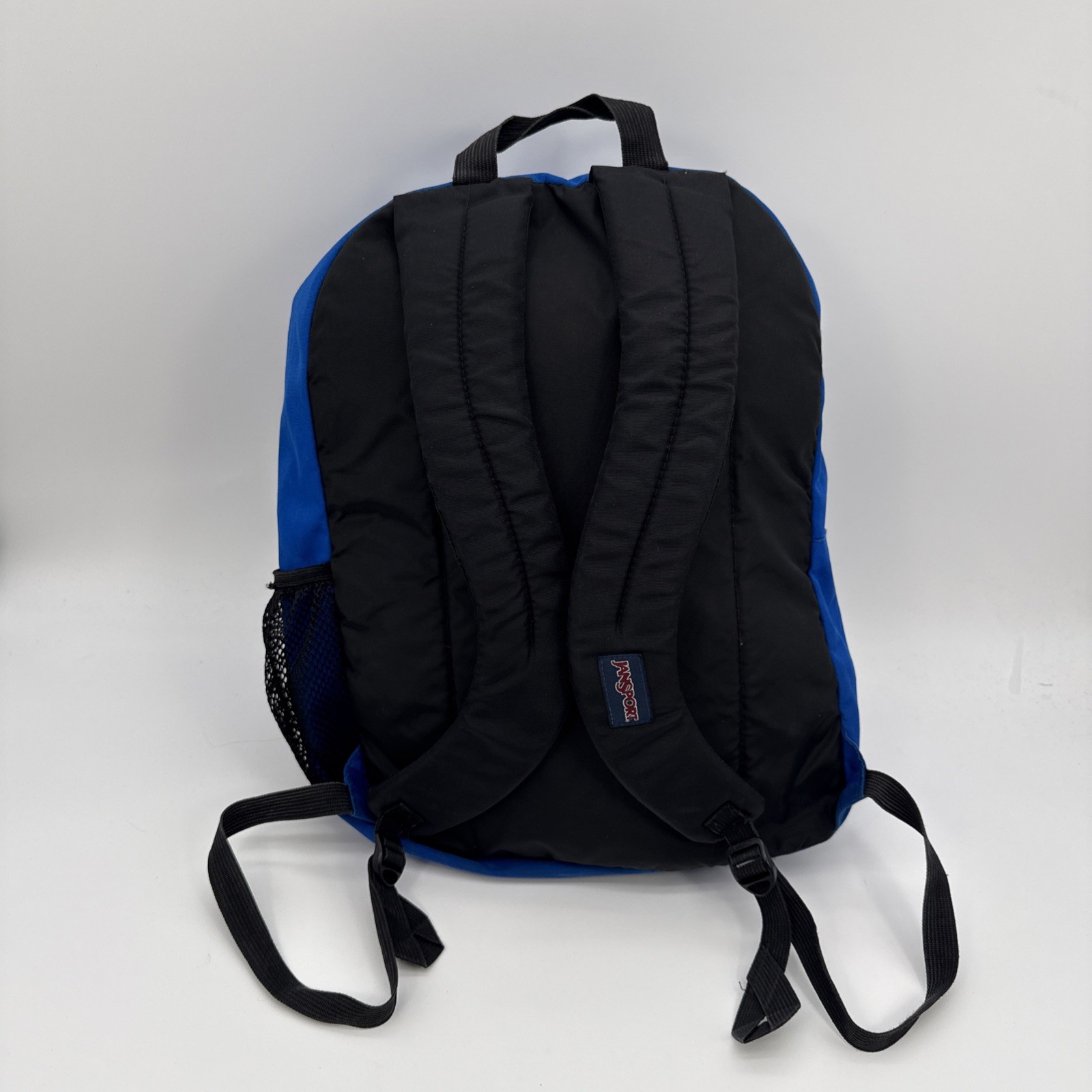 JanSport Big Student Backpack School Laptop Book Bag Royal Blue Nylon Daypack
