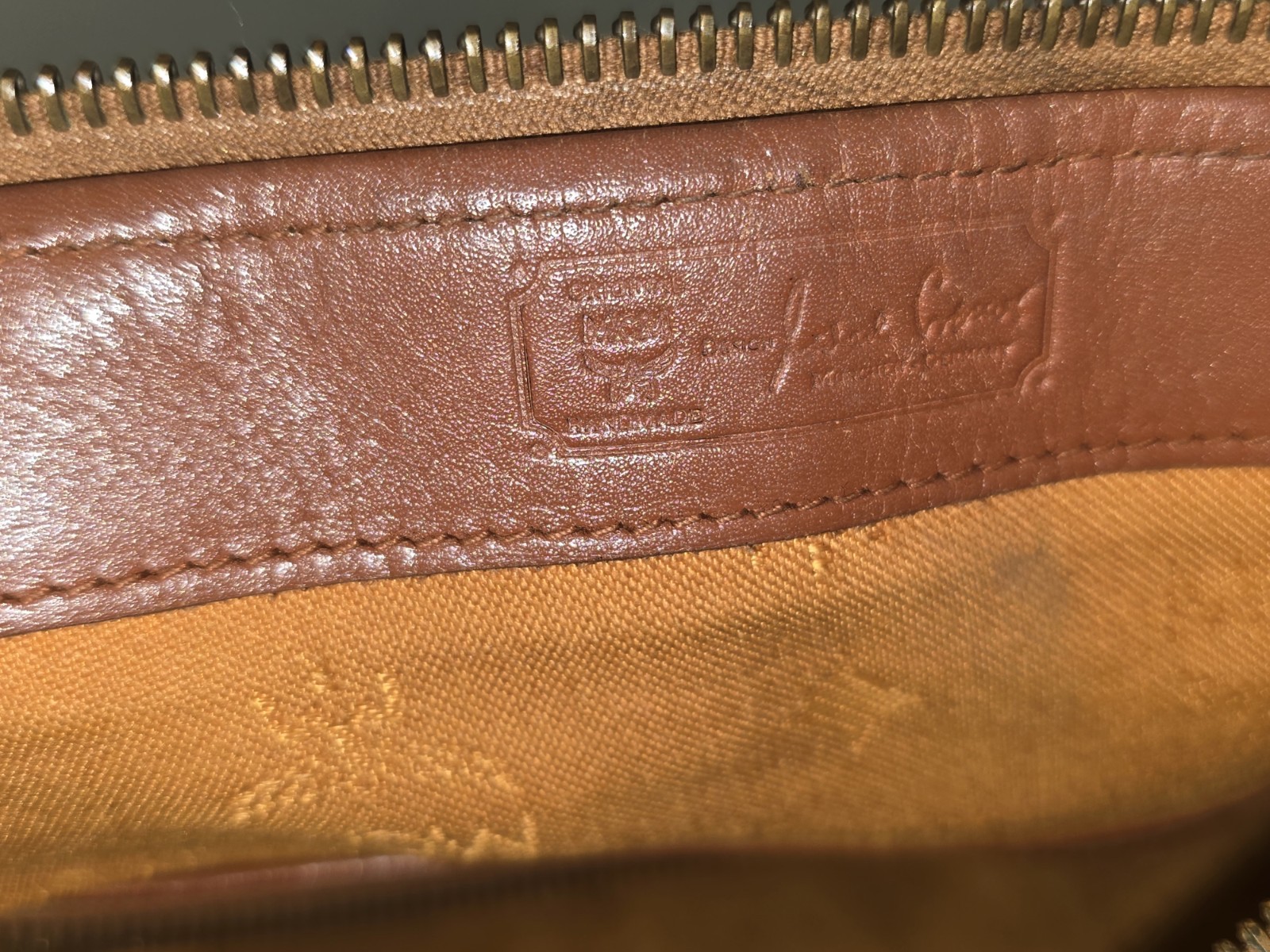 Vintage 🔥 MCM Ottomar Weekender Bag Cognac Viestos duffle