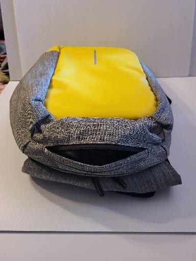 XD Design Bobby Compact Anti – Theft Laptop USB Backpack Yellow ( Unisex Bag)