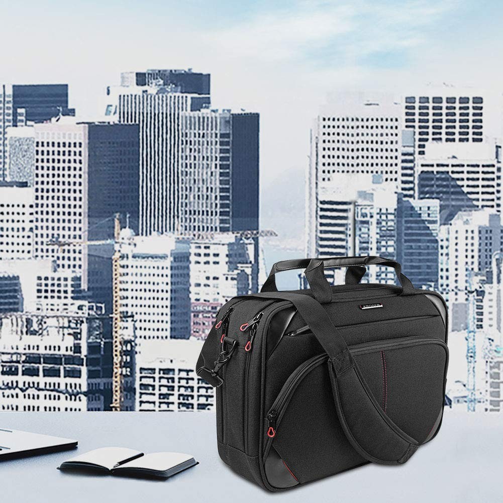 15.6 Inch Laptop Briefcase Computer Bag, Messenger Shoulder Bag