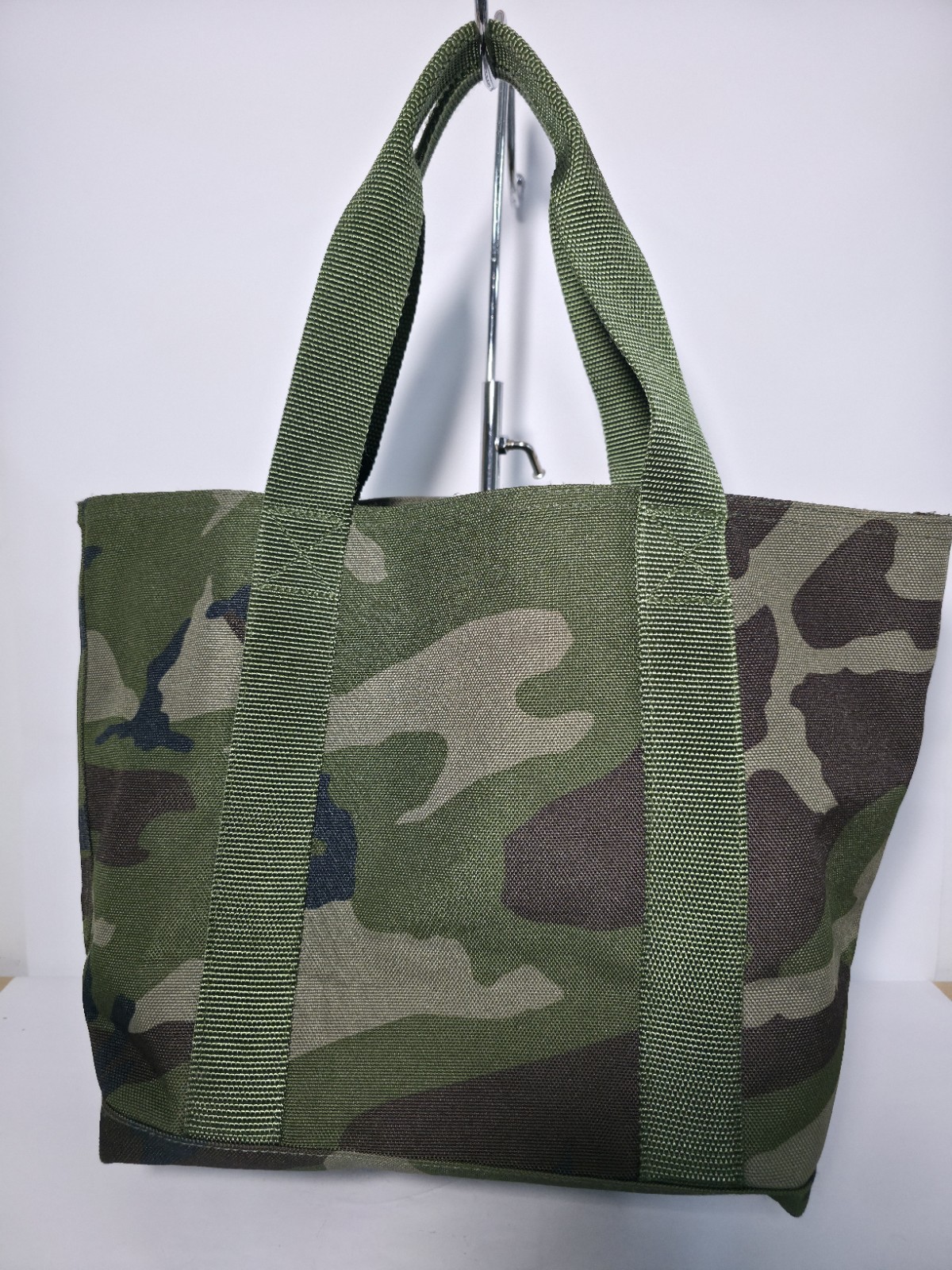 L.L Bean Hunter’s Tote Bag Shopper – Open Top – Green Camouflage Print (P3)