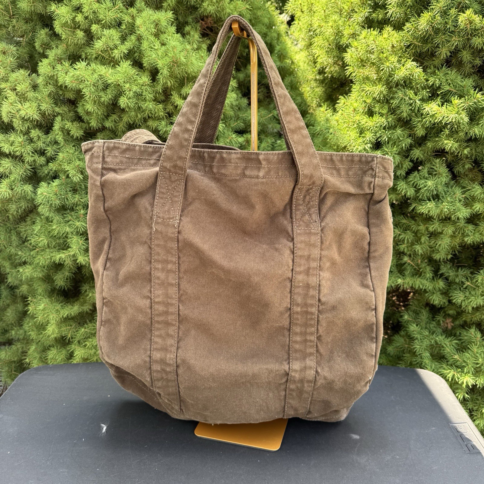 Gap Vintage Men’s Canvas Workwear Tote In Olive One Size