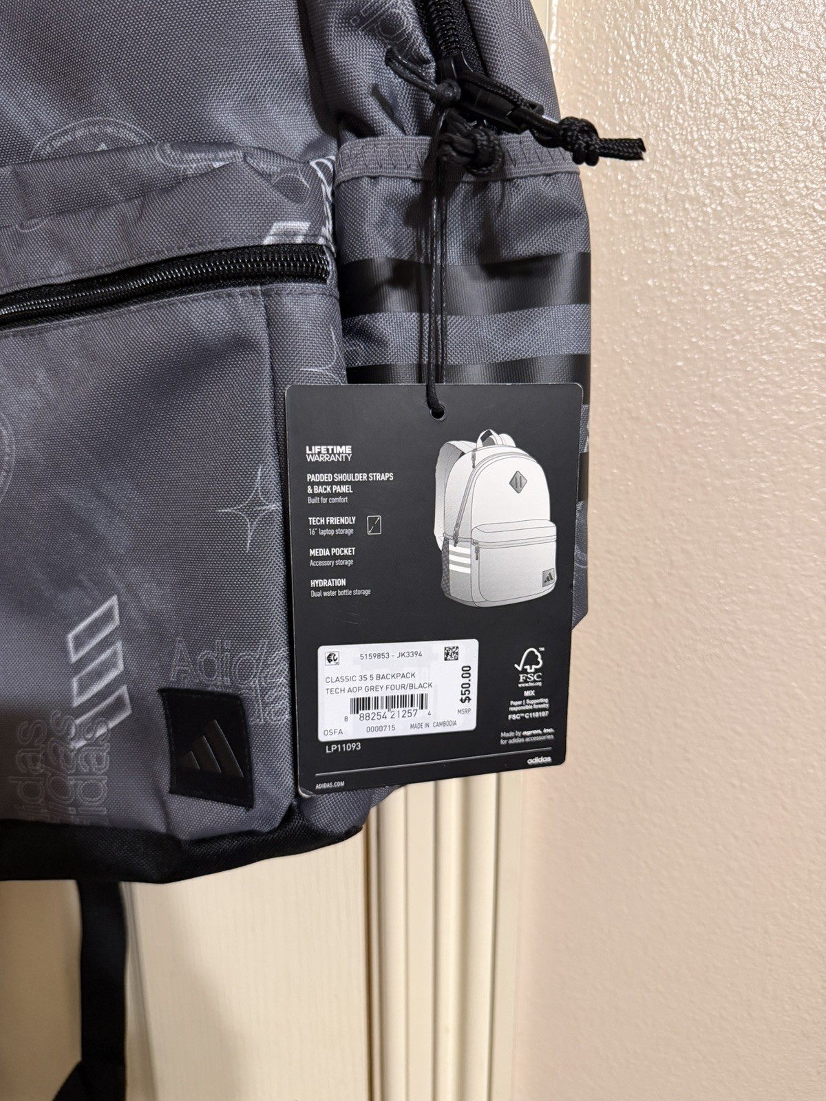 Adidas Classic 3S 5 Backpack Multiple Colors NWT