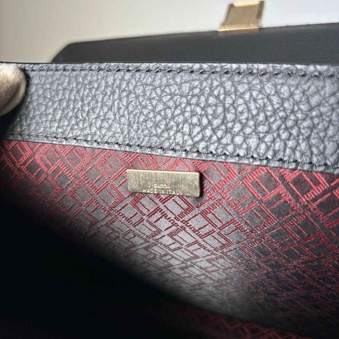 Dunhill Second Bag Clutch Leather color Black Rectangle Men’s fashion goods