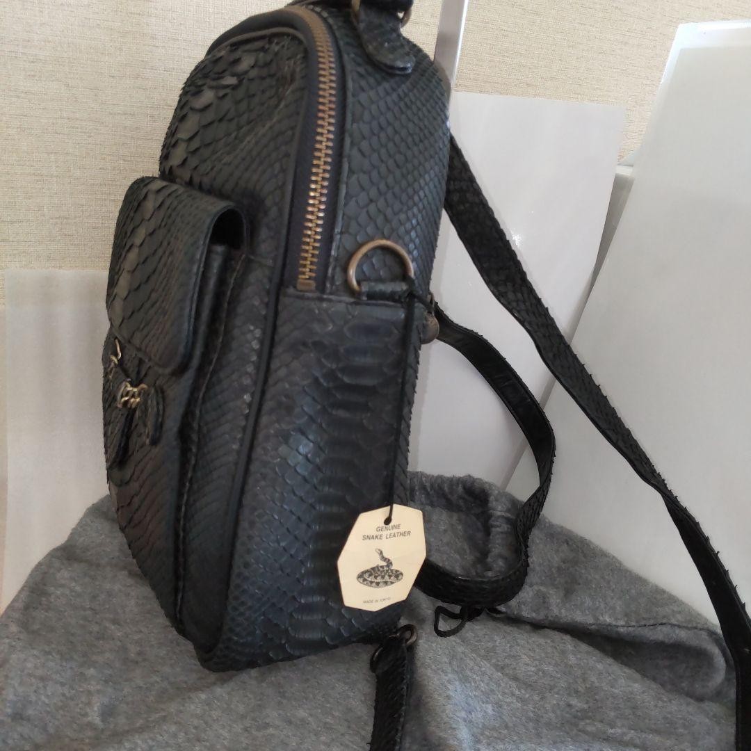 ANKH-JET 3-Way Python Shoulder Bag
