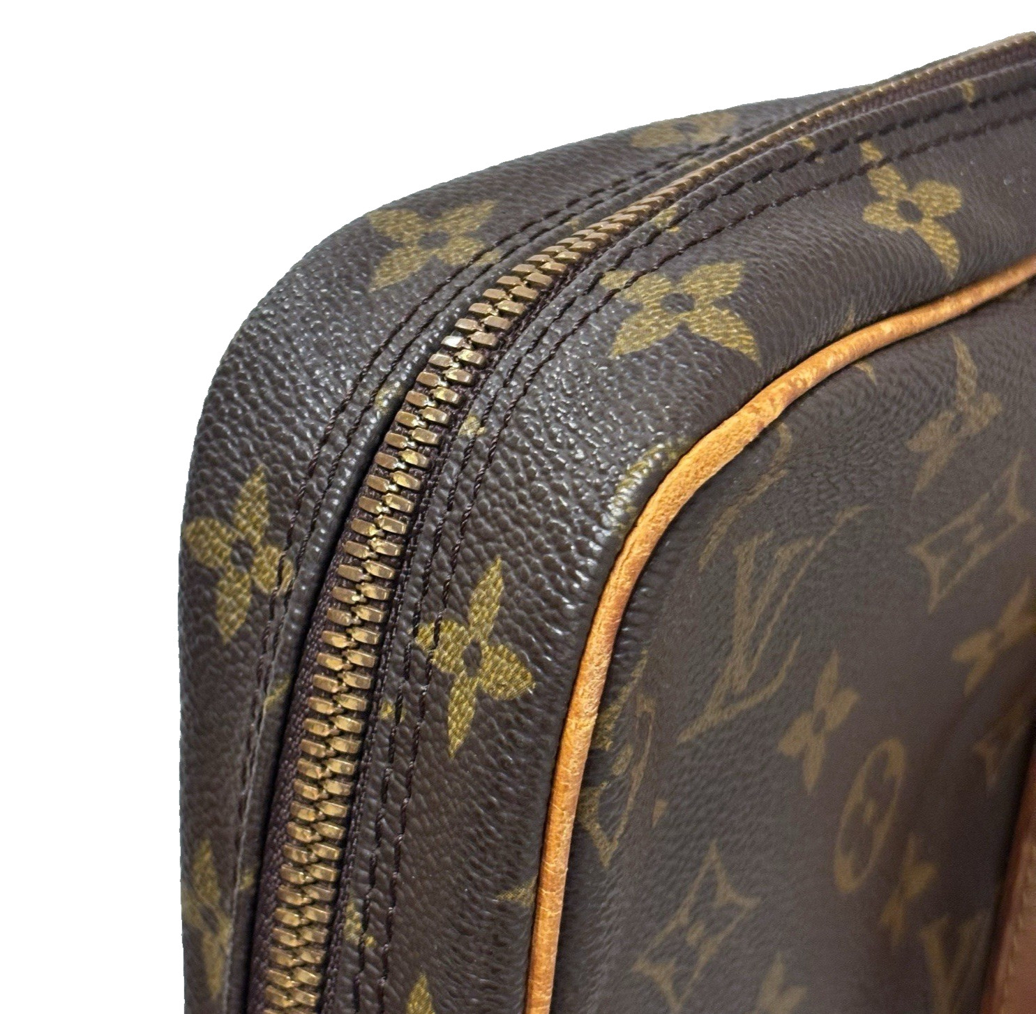 Louis Vuitton Briefcase Porte Document Voyage Monogram Business Bag Authentic